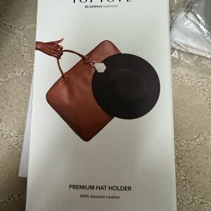 TOPTOTE by Lindsay Albanese Premium Leather travel  Hat Holder